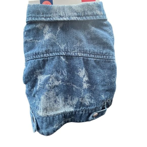 Top Paw Brand Dog Denim Jacket Short Sleeve - Picture 5 of 9